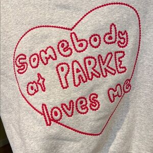 Parke Valentine’s Day Hoodie, Sold Out! Limited Edition! NWT